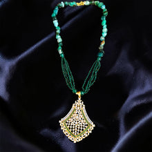 Emerald Royale Pendant Set