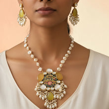 Meher Pearl Art Pendant Set
