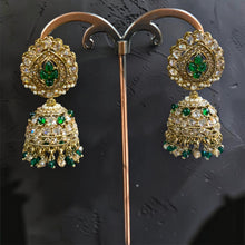Ruby Pearl Heritage Jhumka Earrings