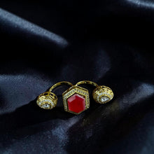 Emerald Noor Statement Ring