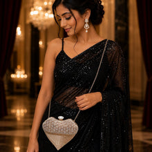Golden Heart Crystal Clutch