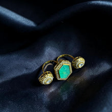 Emerald Noor Statement Ring