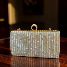 Royal Pearl Cascade Clutch