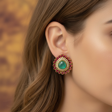 Panna Pushpa Stud Earrings