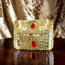 Emerald Pearl Mosaic Luxe Clutch