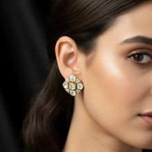Chandrika Polki Bloom Stud Earrings