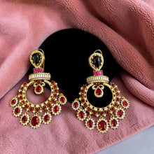 Ruby Noor Chandbali Earrings