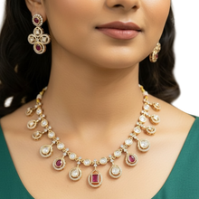 Ruby Noor Kundan Necklace Set
