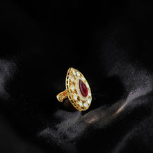 Ruby Royale Kundan Ring