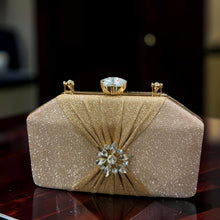 Champagne Bloom Evening Clutch