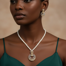 Noor Chand Pearl Pendant Set