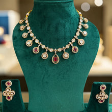 Ruby Noor Kundan Necklace Set