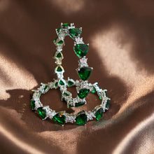 Emerald Dewdrop Luxe Bangles