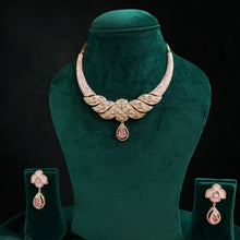 Blush Maharani Enamel Necklace Set