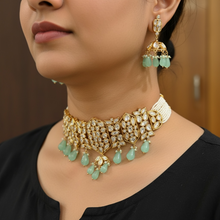 Mint Meher Kundan Choker Set