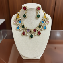 Navratna Rajsi Heritage Necklace Set