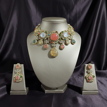 Gulnaar Pastel Kundan Necklace Set