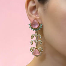 Ruby Regal Cascade Earrings