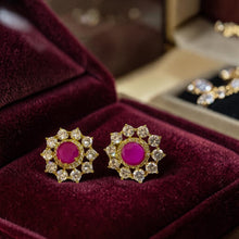 Aura Floral Studs
