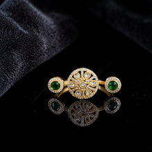 Ruby Surya Kundan Ring