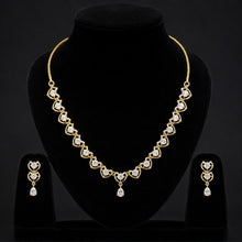 Celestial Heart American Diamond Necklace Set