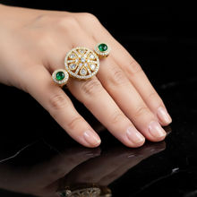 Ruby Surya Kundan Ring