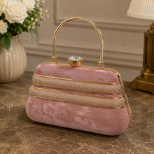 Blush Royale Crystal Clutch