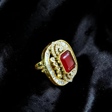 Rajwada Ruby Statement Ring