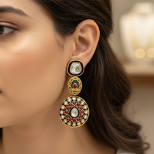 Royal Noor Polki Drop Earrings