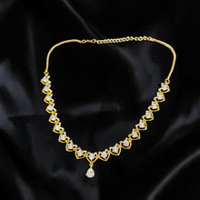 Celestial Heart American Diamond Necklace Set
