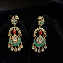 Rajsi Crimson Arc Polki Chandeliers