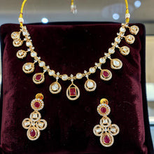 Ruby Noor Kundan Necklace Set
