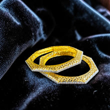 Zarina Filigree Hexa Bangles