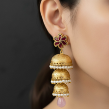 Gulbahar Pearl Jhumki Earrings