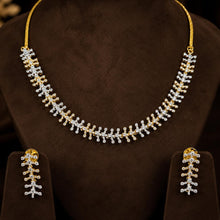 Celeste Vine American Diamond Necklace Set