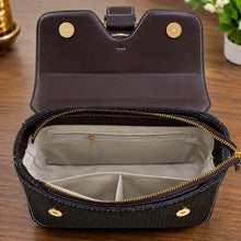 Ivory Elegance Buckle Satchel