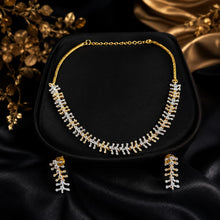 Celeste Vine American Diamond Necklace Set