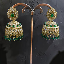 Emerald Royal Jhumka Earrings