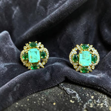 Emerald Royale Stud Earrings