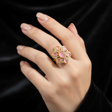 Emerald Blossom Royale Ring