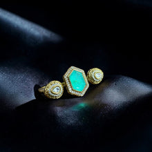 Emerald Noor Statement Ring