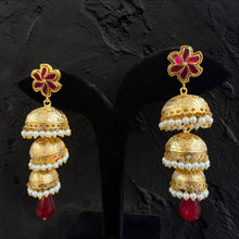 Gulbahar Pearl Jhumki Earrings