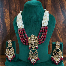 Ruby Noor Kundan Mala Set