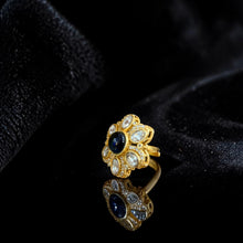 Emerald Blossom Royale Ring