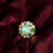 Navratna Aura Statement Ring