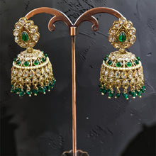 Emerald Royal Jhumka Earrings