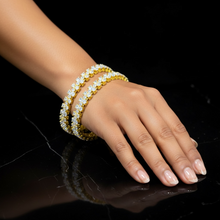 Celeste Spark Tennis Bangles