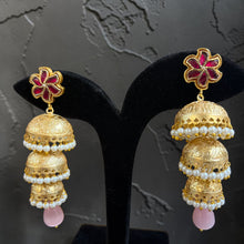 Gulbahar Pearl Jhumki Earrings