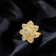 Ruby Blossom Statement Ring