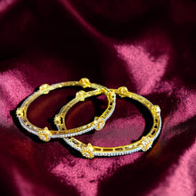 Flora Charm AD Bangles